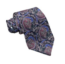 Polo Ralph Lauren VTG Silk Lightweight Neck Tie USA Made Paisley Multicolor Men