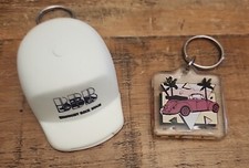 Vintage Volkswagen Beetle 1988 Keychain & Brought Back Bugs Keychain