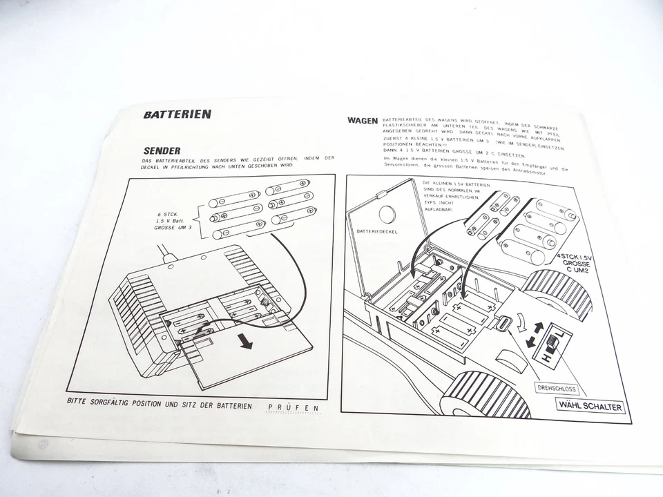 Road Star Sand Buggy Ferngesteuert Auto Alt RC Japan Europlay Nikko Tronico 1980 - Bild 3 von 4