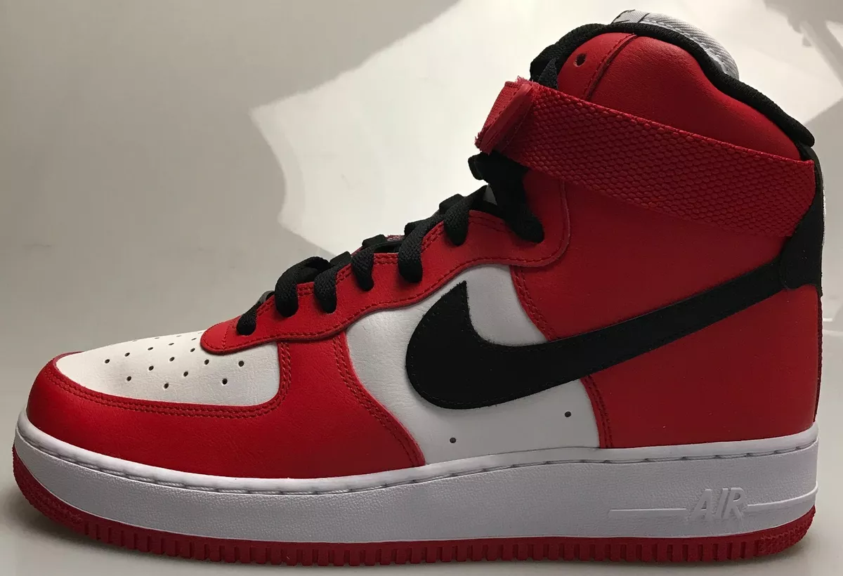 jordan air force 1 red and black