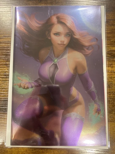 TALES OF TEEN TITANS #1 * NM+ * WILL JACK FOIL VIRGIN 2023 SDDC VARIANT STARFIRE