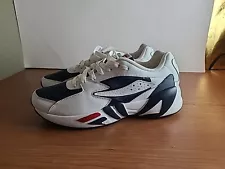Fila Men's White/Blue Mindblower Athletic Sneakers Size 11 US  1RM00128-422