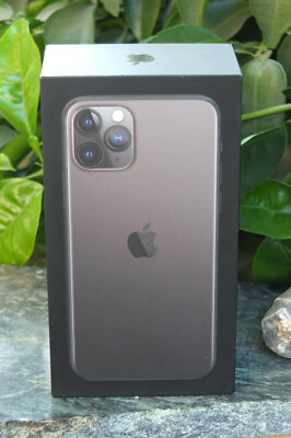 iPhone 11 Pro 256 gb Space Gray Box ~ NO Phone BOX ONLY ~ + Manual & Decals
