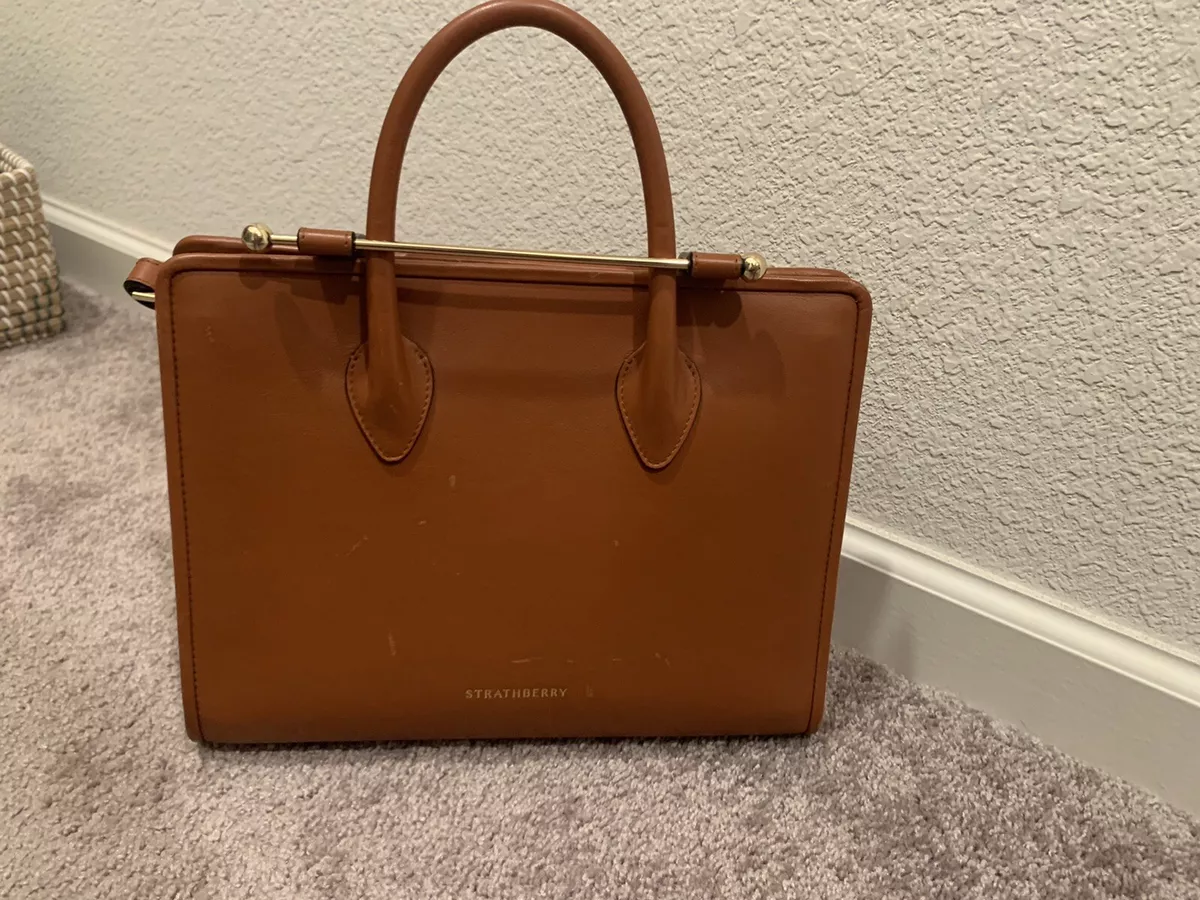 Pre-owned Strathberry Midi Tote Chestnut