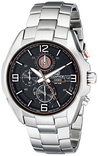 casio edifice men's stainless steel bracelet watch