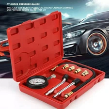 Engine Cylinder Compression Gauge Tester Kit Gas Engine Diagnostic Testing Tool