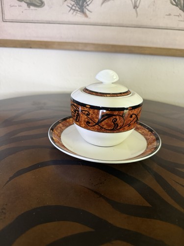 Christopher Stuart Optima Morella Fine China Zuckerdose (HK105) & Untertasse - Bild 1 von 4