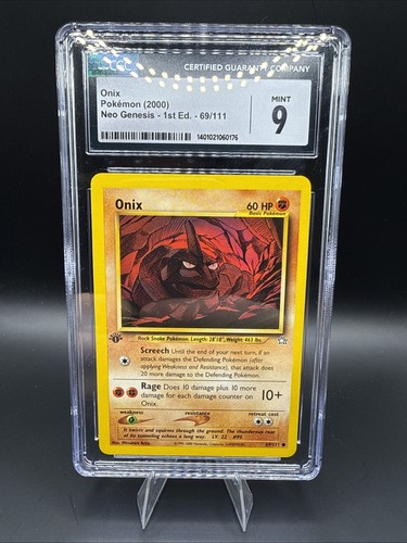Onix (1st Edition) graded CGC 9 for sale on eBay