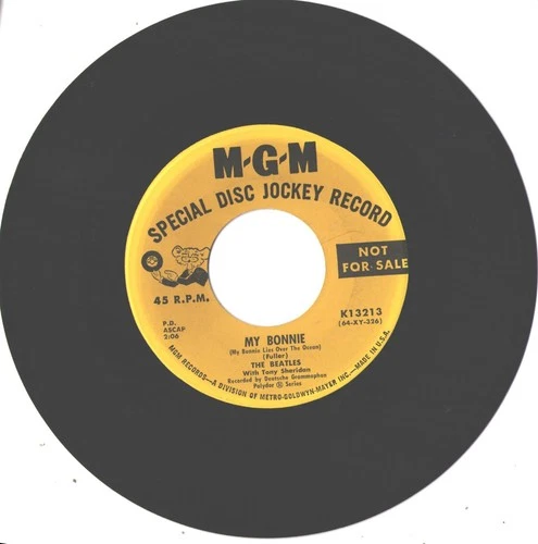 BEATLES--7'-PROMO 45---(MY BONNIE)----EX