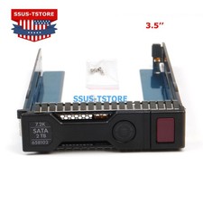 HP 3.5 LFF SAS SATA DL360p DL380p G8 G9 Server Hard Drive Caddy Tray 651314-001