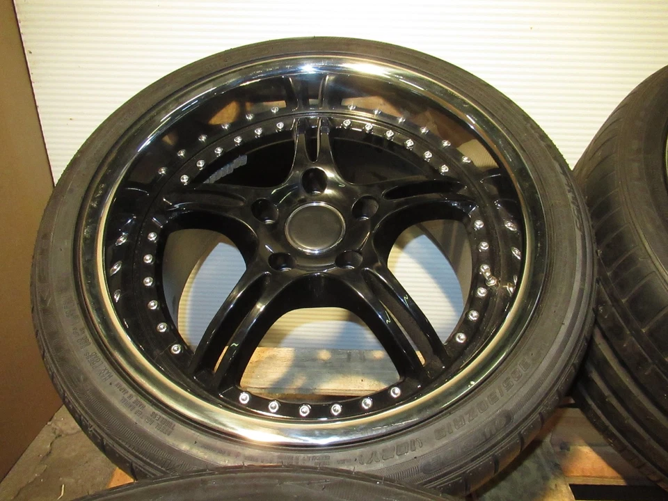 7mm Profil - 19 Zoll Royal Turbo Felgen mit ABE für Porsche 911 997 Sommerreifen - Bild 4 von 4