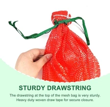 30 Pack Extra Large Mesh Storage Produce Bags, Reusable Vegetable Storage Bag...
