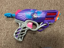 Nerf Rebelle Secrets Spies Messenger Dart Blaster Gun 3 Shot Barrel Hasbro 2013