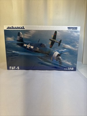 1/48 Eduard F6F-5 Hellcat Weekend Edition Plastic Model Kit #84181