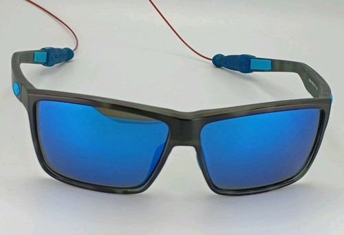 Costa Del Mar Occhiali da sole da uomo Rinconcito, Tiger Shark/Blue Mirrored Polarized-580g, 60 mm, Squalo tigre/blu a specchio polarizzato-580g, 60 mm