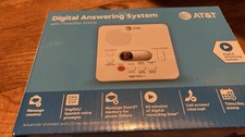 AT T 1740 Digital Answering System With Time and Day Stamp - White