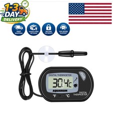 Battery-Powered Digital Aquarium Thermometer for Reliable Water Monitoring