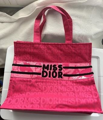 Miss DIOR Beauty Hot Pink Tote Bag GWP-VIP Brand New Large
