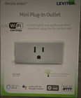 Leviton Decora Smart Mini WiFi Plug-In Outlet Alexa Google 120V 15A White
