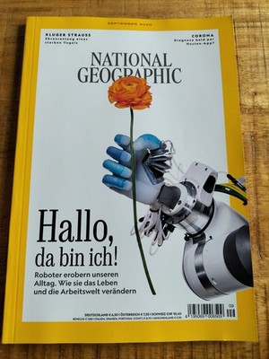 National Geographic September 2020. Hallo, da bin ich! Roboter erobern...