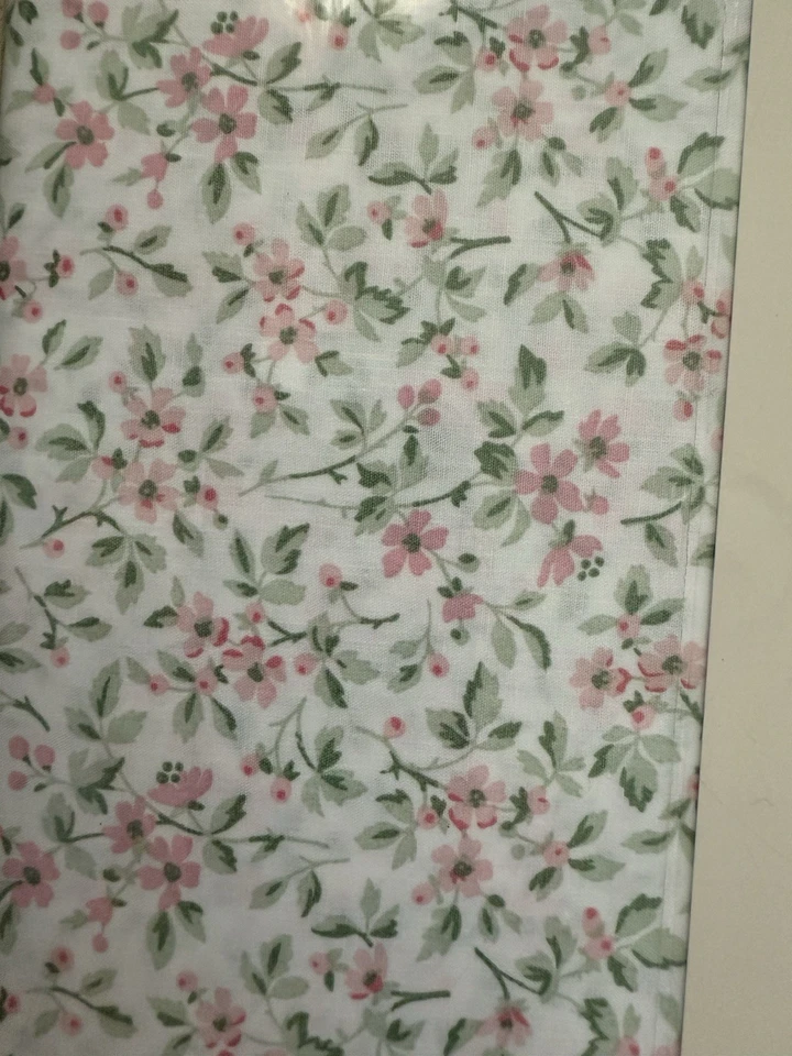Laura Ashley QUEEN Sheet Set Tierney Pink Chintz Floral 100% Cotton Percale - Image 3 of 4