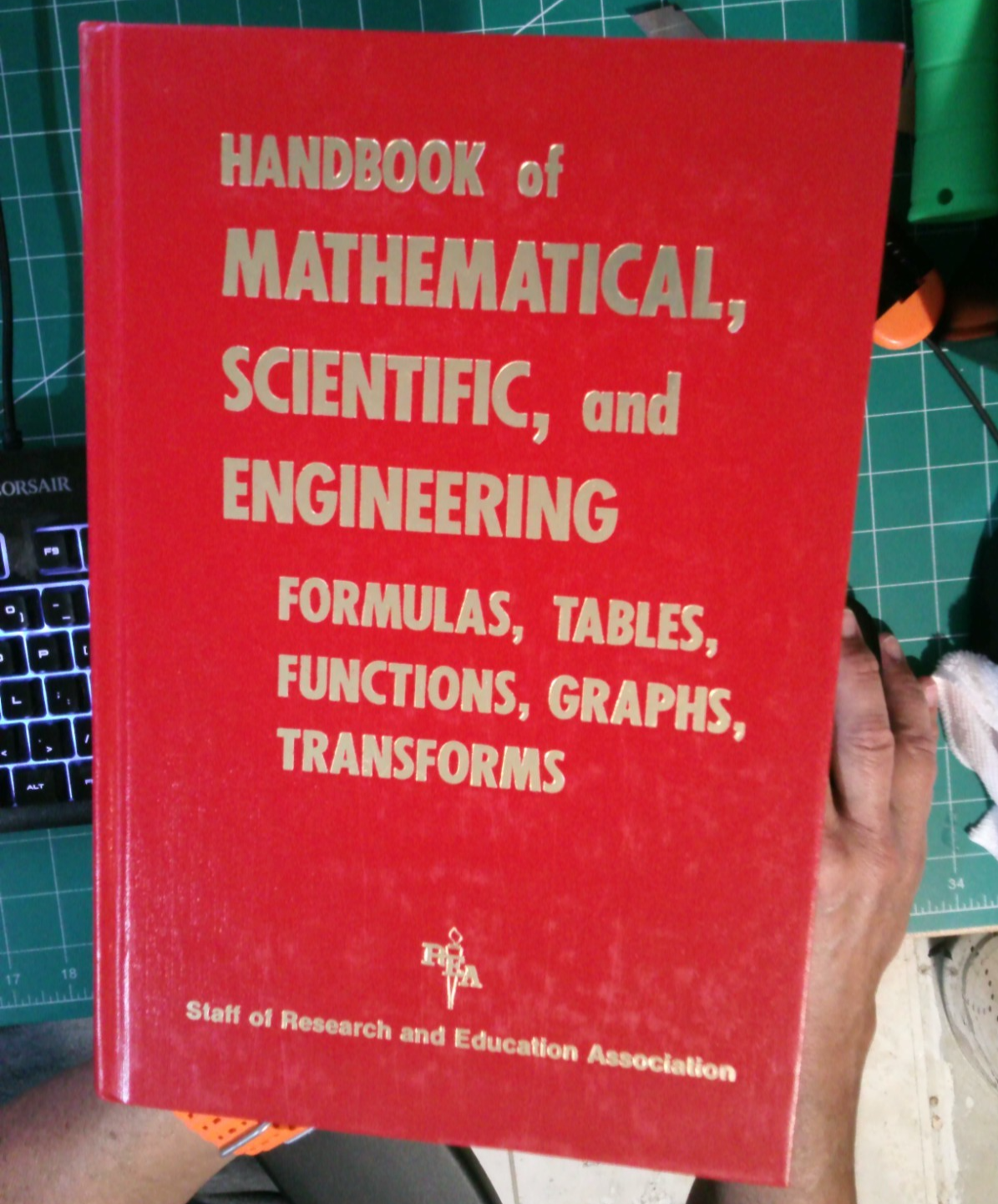handbook of reverse engineering mathematics download -... REA Math & Engineering Handbook - 1030pg Formulas Tables Graphs (1986 ...