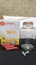 Image of The Vintage Company Glass Drinks Dispenser |Air Tight Lid 7.6L(BOXDAMAGED)