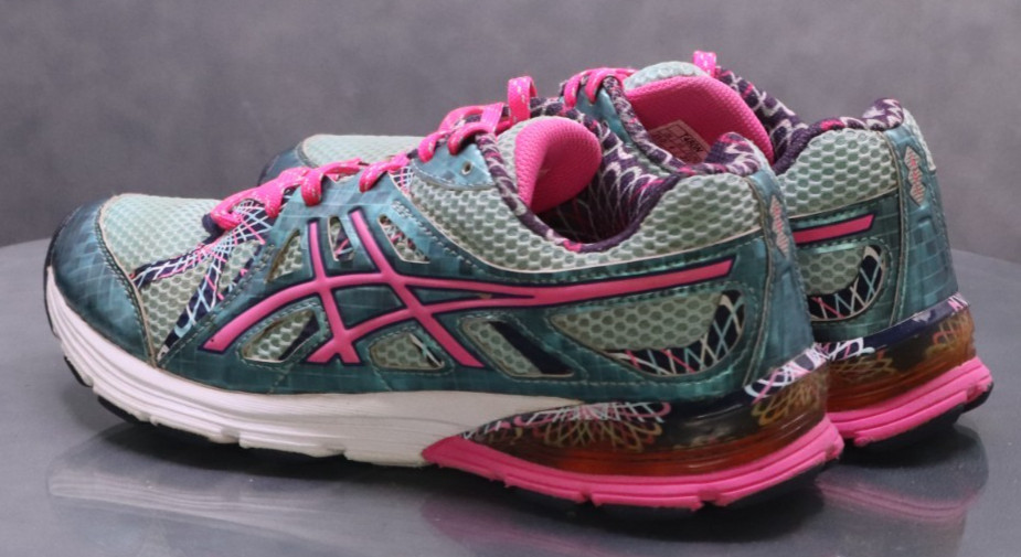 Asics Gel-Preleus Women's Running Shoes Size 6 Aqua Green Pink thumbnail 6