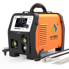HITBOX  3-in-1 Stick Welder ARC MMA Lift TIG 200A Welding Machine Houeshold