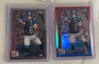 2025 Topps Chrome - Rookies Jaxson Dart #306 Red White & Blue Refractor (RC)