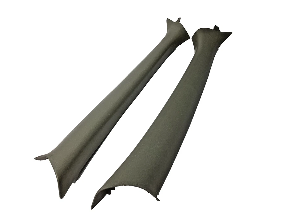 1998-2001 Nissan Altima A Pillar Trim Set Pair RH LH Greenish Gray OEM - Image 2 of 4