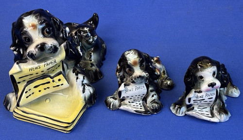 Vintage 1950s Butch Figurine Lot Chase Desk Caddy & Relco Japan Albert Staehle