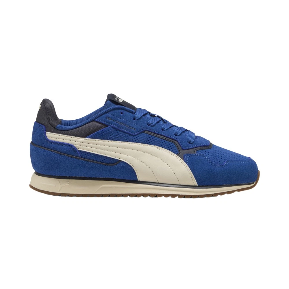 PUMA Porsche Legacy Softride St Miler Mens Blue Sneakers Casual Shoes 30897301