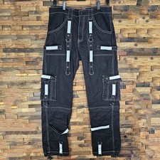 Vintage Tripp NYC Style Pants Mens 34x30 Goth Y2K 90s Emo Punk Black
