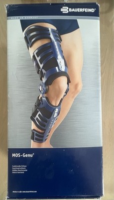 Bauerfeind MOS-Genu Knieorthese Orthese fürs Knie Gr. 2 Blau/Schwarz