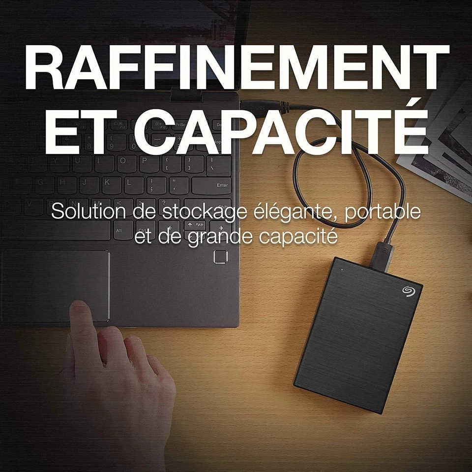 Seagate One Touch, 2TB, portable external hard drive, PC, Notebook & Mac, USB 3. - Bild 4 von 4