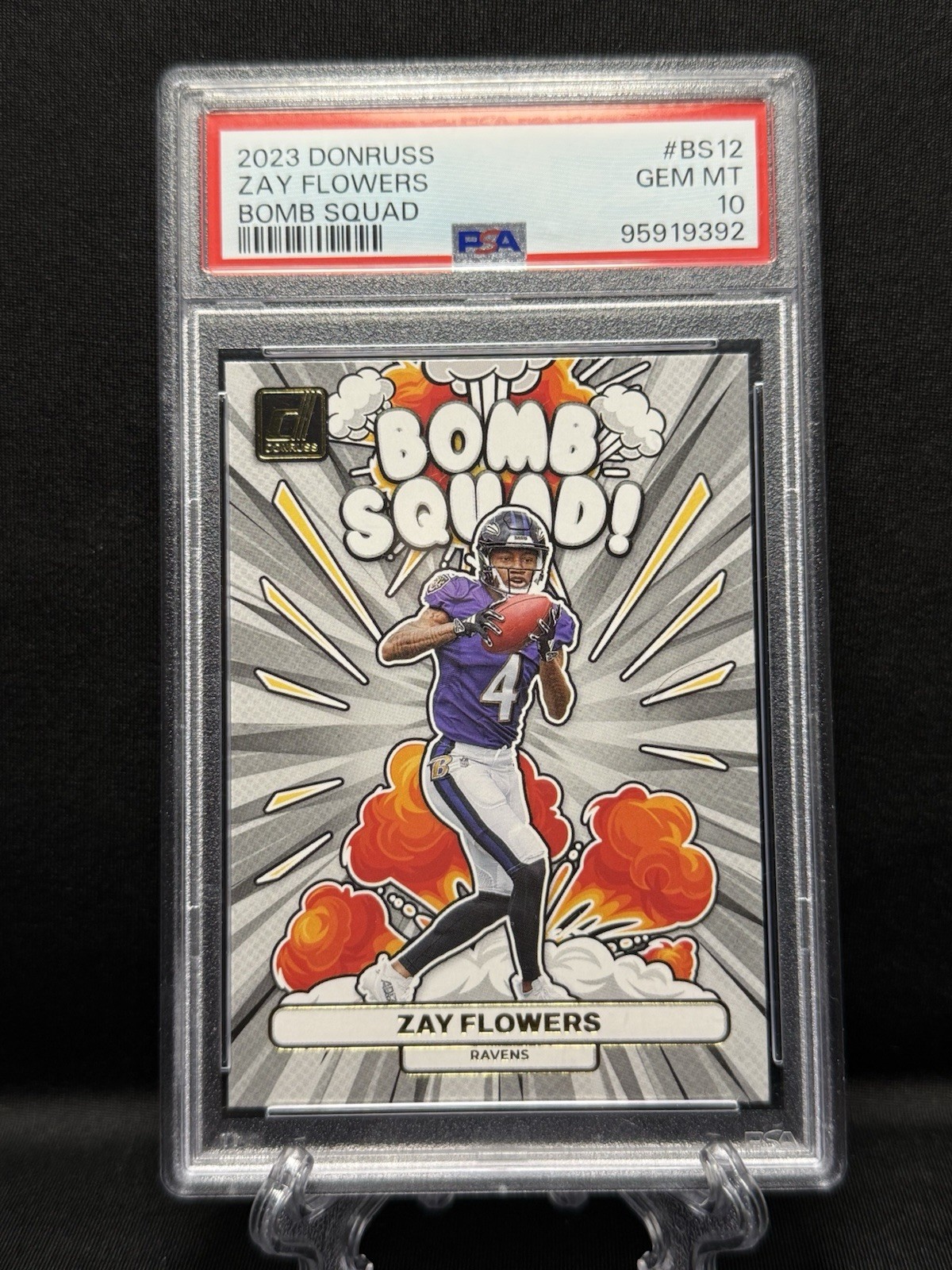 Zay Flowers Panini Donruss Bomb Squad #BS12 Base