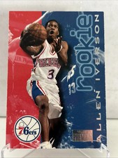 Allen Iverson Rookie Card 96-97 Skybox Premium #216 RC, 76ers 107