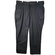 5.11 Tactical Series Men's Black Pants Stretch Double Knee 42x32 msr42x31