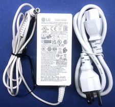 Genuine LG Monitor AC Adapter Power Supply AD10530LF 19V 2.1A 39.9W White