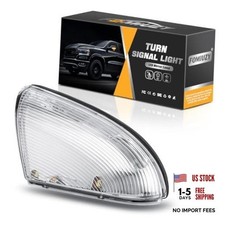 Led Side Mirror Light Turn Signal Bulb Puddle Lamp Lens Cover Fit Dodge Left