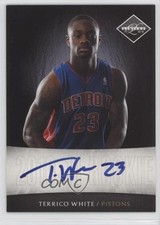 2010-11 Panini Limited Next Day Auto 42/96 Terrico White #31 Auto 0h4