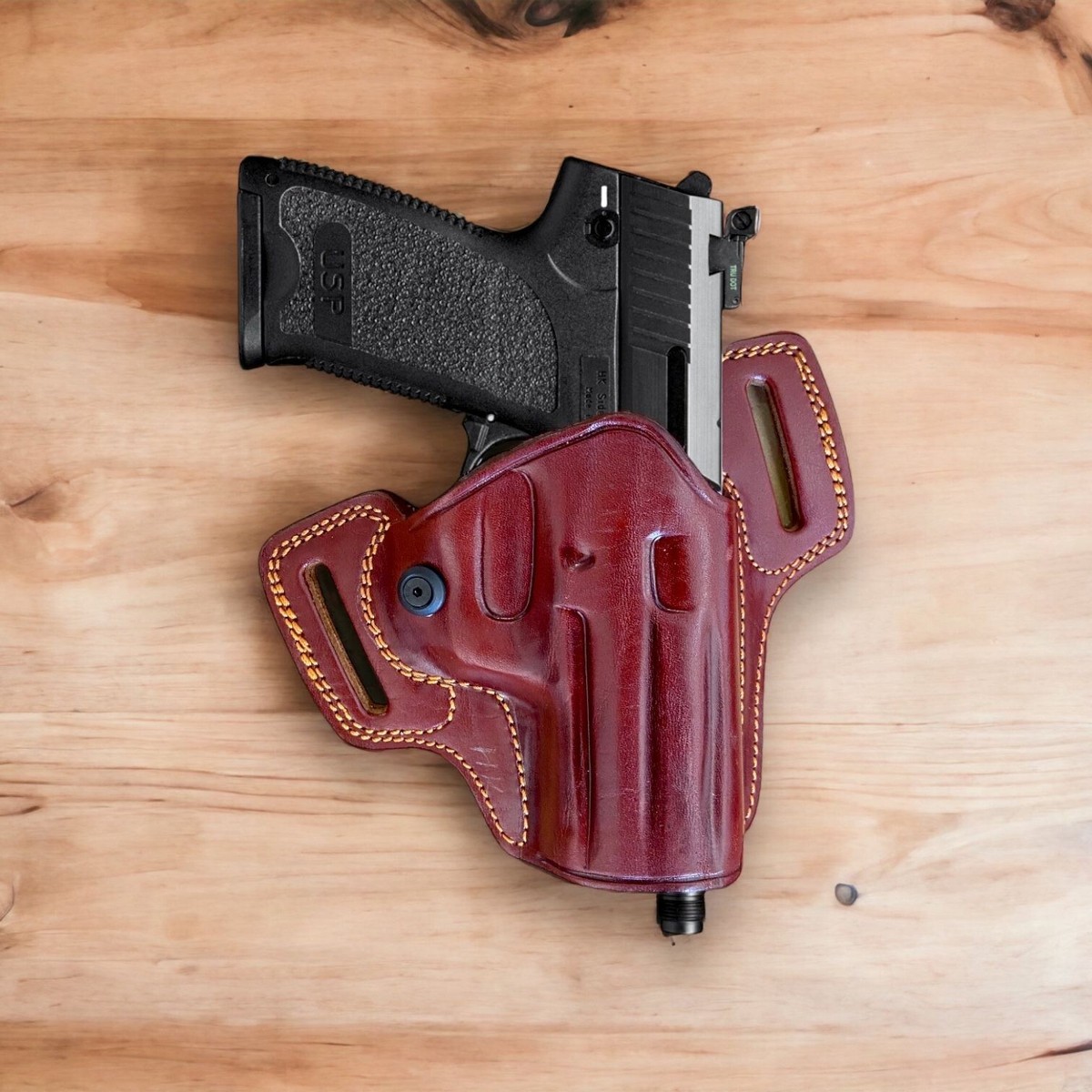 Colt 1911 Combat Master Optic Ready Leather Holster Choose Color  display picture 1