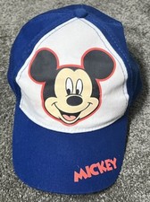 Mickey Mouse Baseball Cap Hat Toddler ADJUSTABLE Disney Junior RED WHITE BLUE