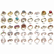 set of 40 pcs WAX PATTERNS for Lost Wax Casting silver or gold Jewelry_w31