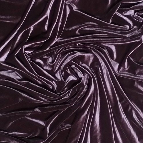 SOFT SMOOTH VELVET 4-WAY STRETCH SPANDEX FABRIC DRESS DRAPERY DANCE CURTAIN 60”W - Picture 105 of 243