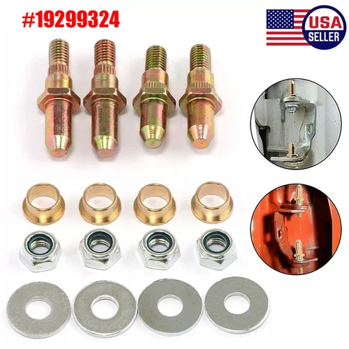 Front Door Hinge Roller Pin and Bushing Repair Kit For Chevy GMC 1999-2007 38453