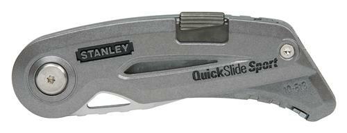 STANLEY 10-813 QUICKSLIDE SPORT 2-IN-1 RETRACTABLE UTILITY POCKET KNIFE