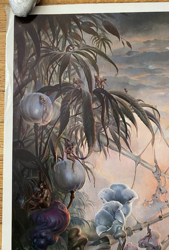 Vintage John Pitre Temptaion of a False God 1976 Poster Rare 25"X 25" - Picture 12 of 12