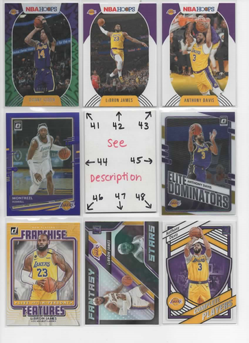 NEW Los Angeles Lakers U-PICK Serial #d JERSEY AUTO Rookies LEBRON KOBE MAGIC AD - Picture 52 of 191